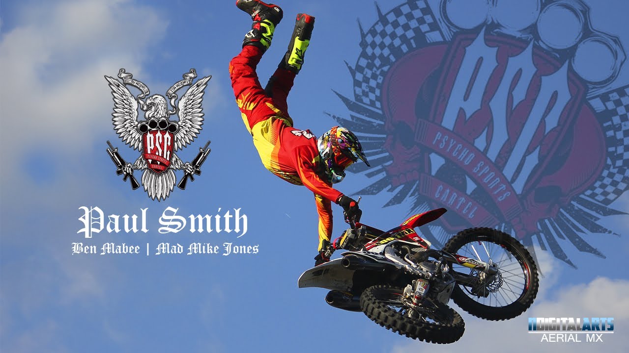 Motocross freestyle avec Paul Smith