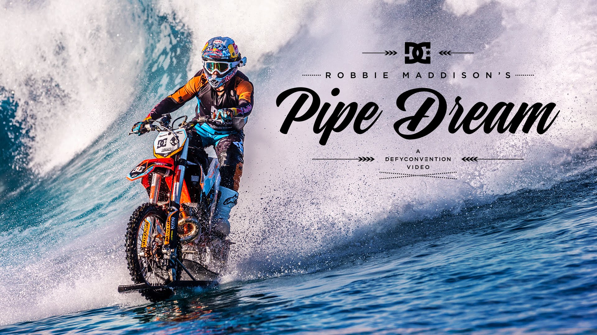 Énorme : Robbie Maddison surfe en moto !